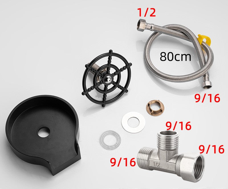 TurboClean™ Cup Washer – High-Pressure Sink Sprayer