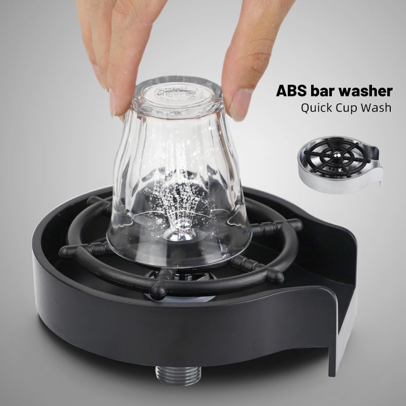 TurboClean™ Cup Washer – High-Pressure Sink Sprayer