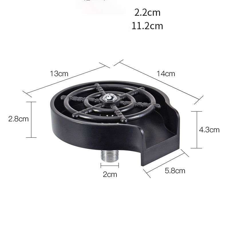 TurboClean™ Cup Washer – High-Pressure Sink Sprayer